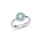 ANELLO ARGENTO E GEMMA DEL CIELO A FIORE M14 DONNA MILUNA ANELLO ARGENTO E GEMMA DEL CIELO A FIORE M14 DONNA MILUNA
