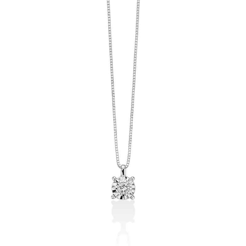 COLLANA PUNTO LUCE DIAMANTE DONNA MILUNA I DIAMANTI COLLANA PUNTO LUCE DIAMANTE DONNA MILUNA I DIAMANTI