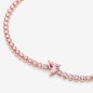 BRACCIALE TENNIS ROSA CON CUORE IN RILIEVO DONNA PANDORA BRACCIALE TENNIS ROSA CON CUORE IN RILIEVO DONNA PANDORA