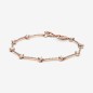 BRACCIALE RIGIDO CON PIETRE COLOR ORO ROSA DONNA PANDORA BRACCIALE RIGIDO CON PIETRE COLOR ORO ROSA DONNA PANDORA