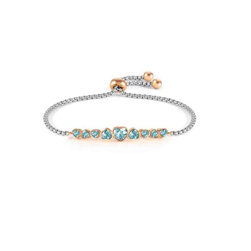 BRACCIALE MILLELUCI CON CUORI CELESTI NOMINATION