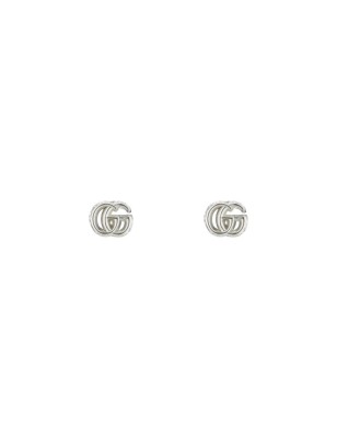 ORECCHINI IN ARGENTO DONNA GUCCI GG MARMONT YBD77075800100U GUCCI