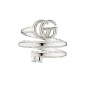 ANELLO IN ARGENTO A DOPPIA BANDA 13 DONNA GUCCI GG MARMONT ANELLO IN ARGENTO A DOPPIA BANDA 13 DONNA GUCCI GG MARMONT