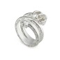 ANELLO IN ARGENTO A DOPPIA BANDA 13 DONNA GUCCI GG MARMONT ANELLO IN ARGENTO A DOPPIA BANDA 13 DONNA GUCCI GG MARMONT