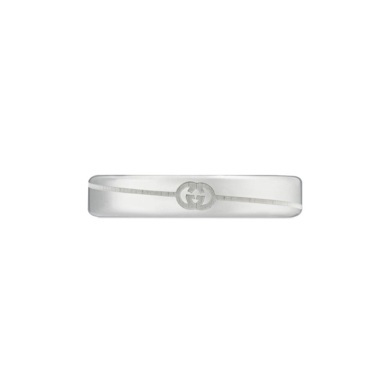 ANELLO IN ARGENTO 4MM MISURA 11 UOMO-DONNA GUCCI INTERLOCKING G ANELLO IN ARGENTO 4MM MISURA 11 UOMO-DONNA GUCCI INTERLOCKING G