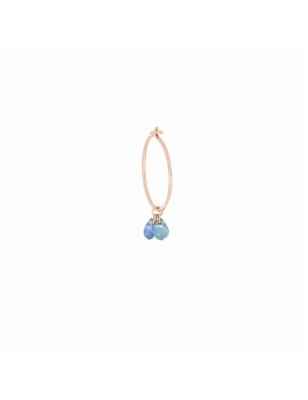 MONORECCHINO CERCHIO ORO 18KT E ZAFFIRI BLU MAMAN ET SOPHIE ORDRP93ZA MAMAN ET SOPHIE