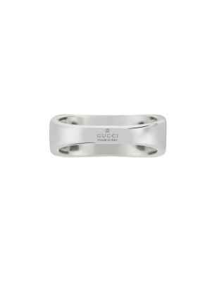 ANELLO IN ARGENTO MISURA 15 UOMO GUCCI INTERLOCKING G YBC774038001015 GUCCI