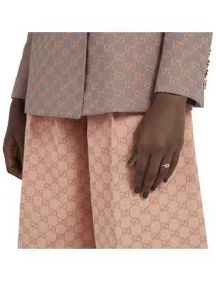 ANELLO ORO ROSA DIAMANTI DONNA GUCCI INTERLOCKING G YBC729412001013 GUCCI