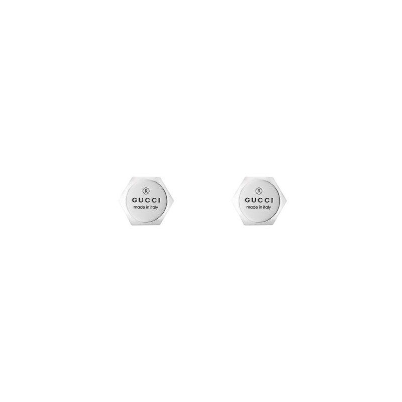 ORECCHINI A BOTTONE ARGENTO UOMO-DONNA GUCCI TRADEMARK ORECCHINI A BOTTONE ARGENTO UOMO-DONNA GUCCI TRADEMARK