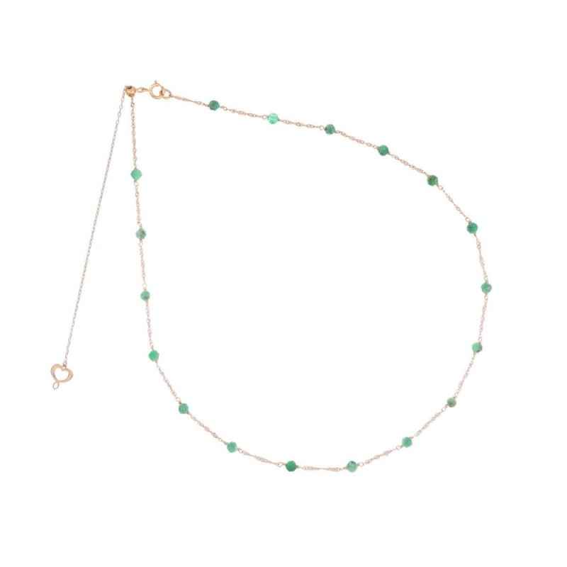 GIROCOLLO ORO ROSA 18KT E SMERALDI MAMAN ET SOPHIE GIROCOLLO ORO ROSA 18KT E SMERALDI MAMAN ET SOPHIE