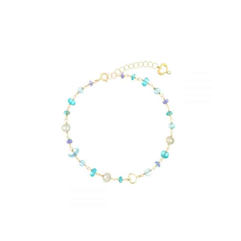 BRACCIALE 18KT NUVOLE AZZURRO DONNA MAMAN ET SOPHIE BRACCIALE 18KT NUVOLE AZZURRO DONNA MAMAN ET SOPHIE