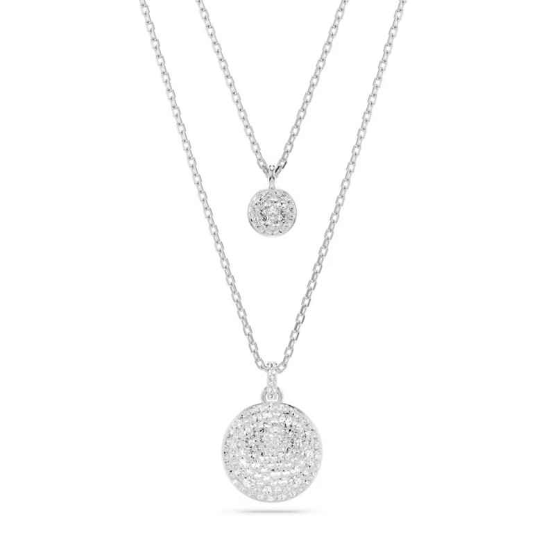 PENDENTE STRATIFICATO METEORA RODIO SWAROVSKI PENDENTE STRATIFICATO METEORA RODIO SWAROVSKI
