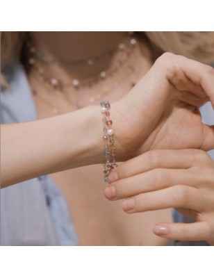 BRACCIALE 18KT NUVOLE ROSA DONNA MAMAN ET SOPHIE 