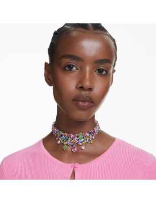 COLLANA GEMA TAGLIO MISTO MULTICOLORE DONNA SWAROVSKI  5692418 SWAROVSKI