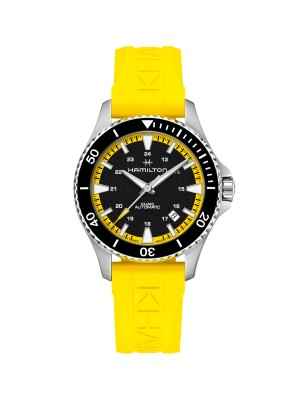 OROLOGIO SCUBA GIALLO AUTO 40MM UOMO-DONNA HAMILTON KHAKI NAVY H82395332 HAMILTON