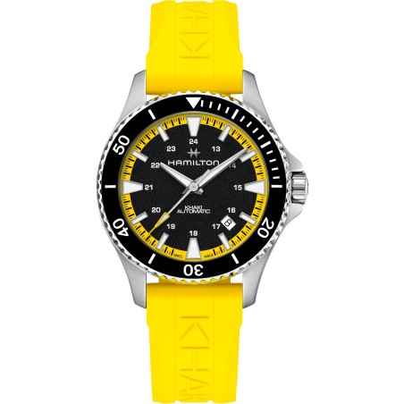 OROLOGIO SCUBA GIALLO AUTO 40MM UOMO-DONNA HAMILTON KHAKI NAVY H82395332 HAMILTON