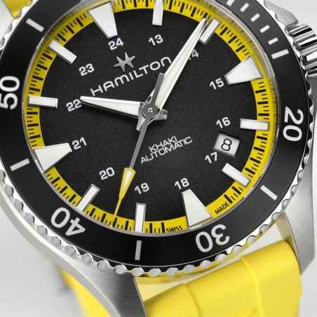 OROLOGIO SCUBA GIALLO AUTO 40MM UOMO-DONNA HAMILTON KHAKI NAVY