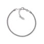 BRACCIALE TENNIS  RODIATO ZIRCONI NERI DONNA AMEN 
