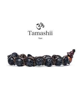 BRACCIALI LAVA NERA UOMO-DONNA TAMASHII 1 GIRO BHS900-98 TAMASHII