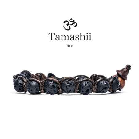 BRACCIALI LAVA NERA UOMO-DONNA TAMASHII 1 GIRO BHS900-98 TAMASHII