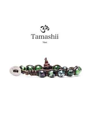 BRACCIALE ZOISITE - RUBINO UOMO-DONNA TAMASHII 8 MM BHS900-244 TAMASHII