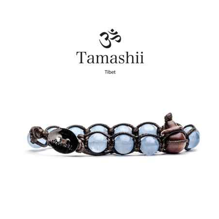 BRACCIALE AGATA OCEANO UOMO-DONNA TAMASHII 1 GIRO BHS900-31 TAMASHII