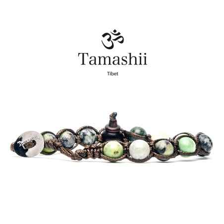 BRACCIALE CRISOPRASIO UOMO-DONNA TAMASHII 1 GIRO BHS900-50 TAMASHII