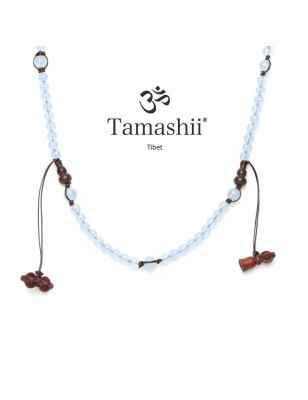 COLLANA AGATA AZZURRA UOMO-DONNA TAMASHII MUDRA CORTO NHS1600-31 TAMASHII