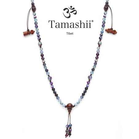 COLLANA AGATA AMARENA UOMO-DONNA TAMASHII MUDRA NHS1500-157 TAMASHII