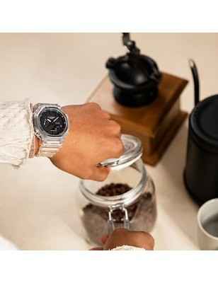 OROLOGIO SKELETON RESINA CARBONIO UOMO CASIO G-SHOCK GA-2100SKE-7AER CASIO