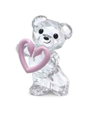 DECORAZIONE ORSETTO KRIS UNA DONNA SWAROVSKI  5665436 SWAROVSKI
