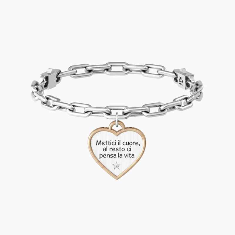 BRACCIALE CIONDOLO CUORE PASSIONE DONNA KIDULT