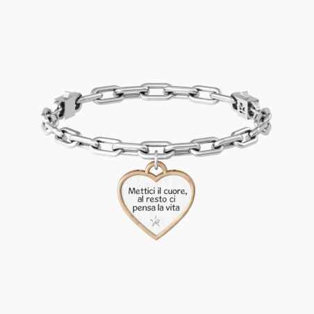 BRACCIALE CIONDOLO CUORE PASSIONE DONNA KIDULT 731946 KIDULT
