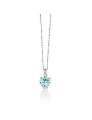 COLLANA ACQUAMARINA E DIAMANTI DONNA MILUNA LE GEMME CLD4728 MILUNA