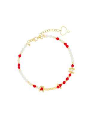 BRACCIALE MIA AFRICA CORALLO E MADREPERLA MAMAN ET SOPHIE BRMAFCOMP MAMAN ET SOPHIE