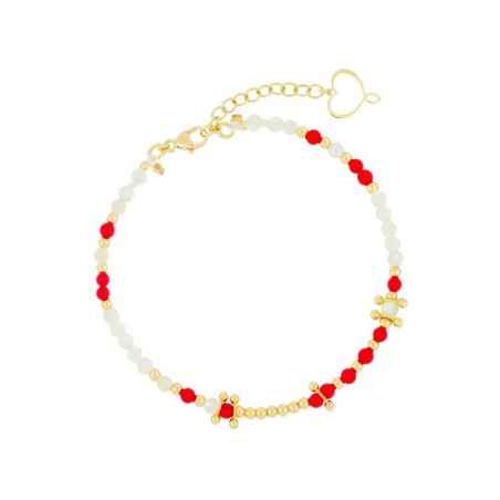 BRACCIALE MIA AFRICA CORALLO E MADREPERLA MAMAN ET SOPHIE BRMAFCOMP MAMAN ET SOPHIE