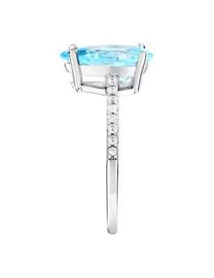 ANELLO TESORI ZIRCONE GOCCIA AZZURRO MIS.10 DONNA MORELLATO  SAIW205010 MORELLATO