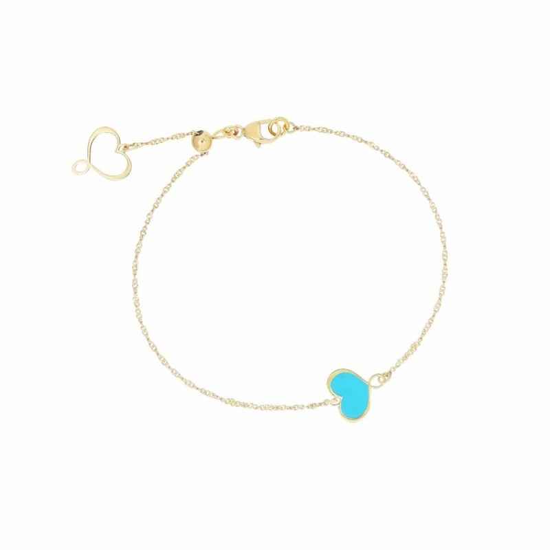 BRACCIALE CUORE AZZURRO MAMAN ET SOPHIE LOGO