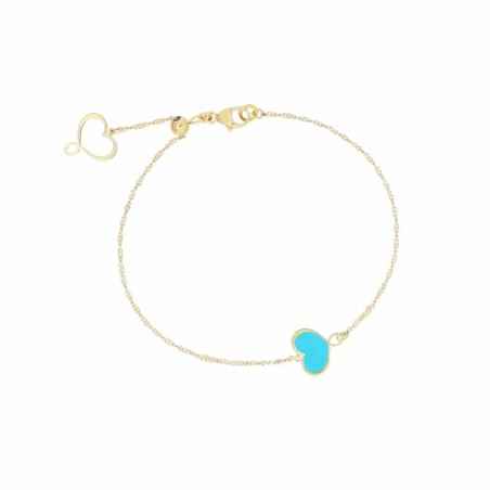 BRACCIALE CUORE AZZURRO MAMAN ET SOPHIE LOGO BPMES5 MAMAN ET SOPHIE