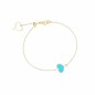BRACCIALE CUORE AZZURRO MAMAN ET SOPHIE LOGO