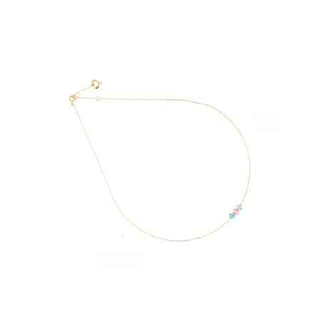 GIROCOLLO 18KT APATITE E TOPAZIO ROSA MAMAN ET SOPHIE GCSSO2AP1TR MAMAN ET SOPHIE