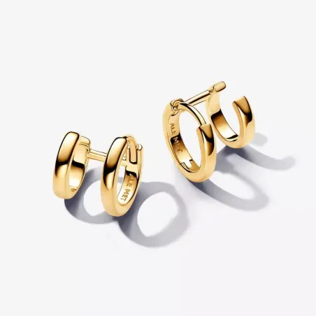 ORECCHINI DOPPI CERCHI HUGGIE DONNA PANDORA  263280C00 PANDORA