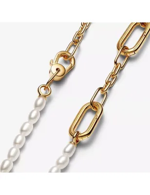 COLLANA MAGLIA LINK SMALL E PERLE DONNA PANDORA  362302C01-45 PANDORA