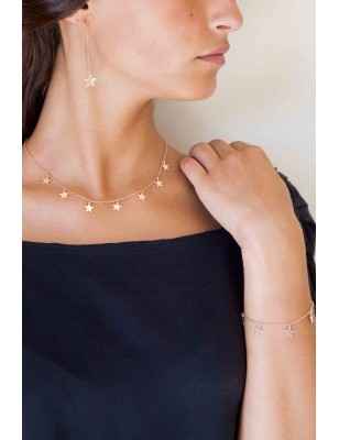 BRACCIALE CATENA CON 7 STELLE MAMAN ET SOPHIE