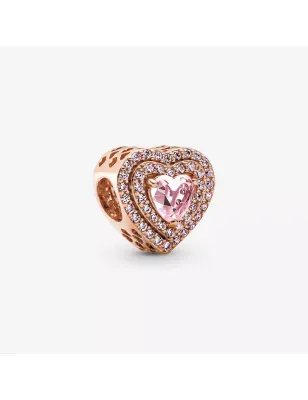 CHARM CUORE PIETRE ROSA PANDORA 789218C01 PANDORA