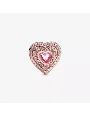 CHARM CUORE PIETRE ROSA PANDORA 789218C01 PANDORA