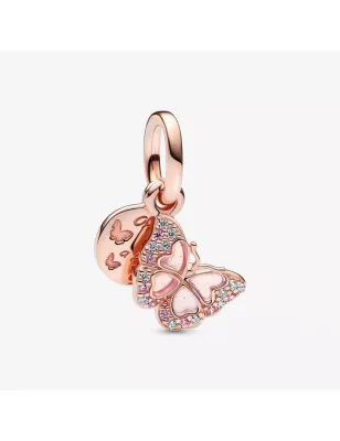 CHARM PENDENTE FARFALLA ROSA DONNA PANDORA  782555C01 PANDORA