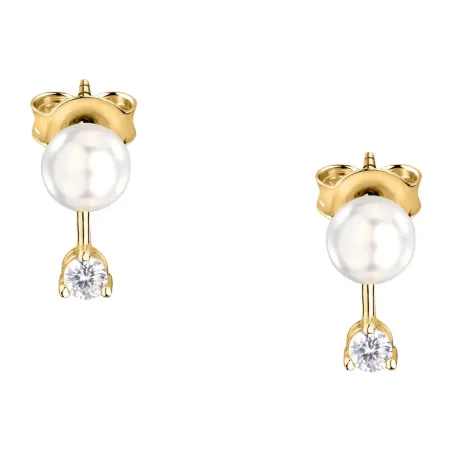 ORECCHINI PERLA E ZIRCONE BIANCO DONNA MORELLATO  SAWM09 MORELLATO