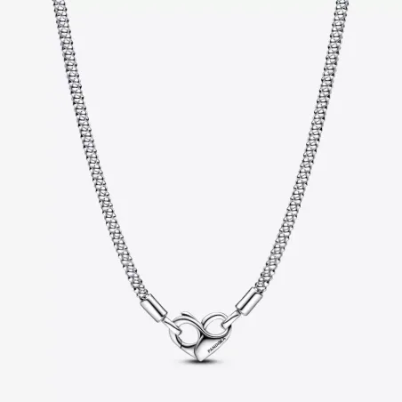 COLLANA MAGLIA GEOMETRICA CON CHIUSURA A CUORE PANDORA 392451C00-45 PANDORA