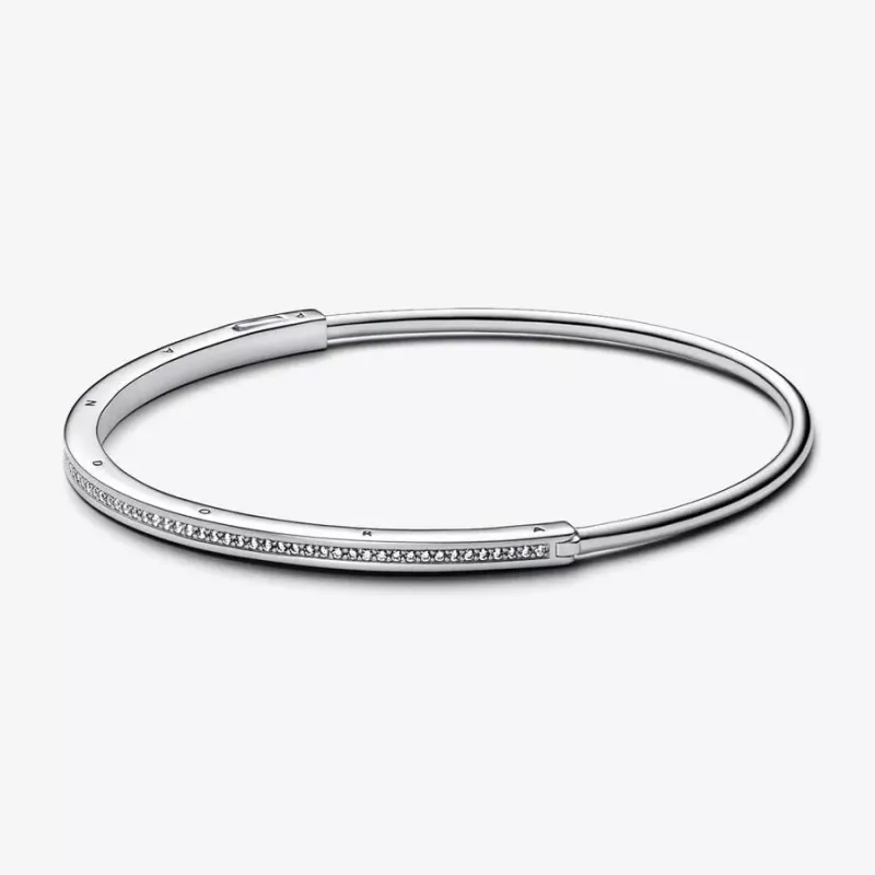 BRACCIALE RIGIDO SIGNATURE CON PAVE' DONNA PANDORA BRACCIALE RIGIDO SIGNATURE CON PAVE' DONNA PANDORA